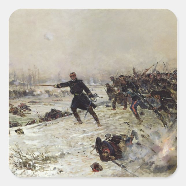 Episode of the War of 1870 Square Sticker (Front)