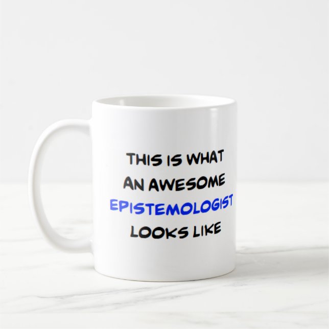epistemologist, awesome coffee mug (Left)