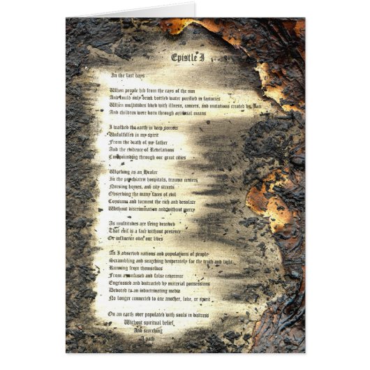 Epistle I (Front)
