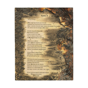 Epistle I Wood Wall Decor