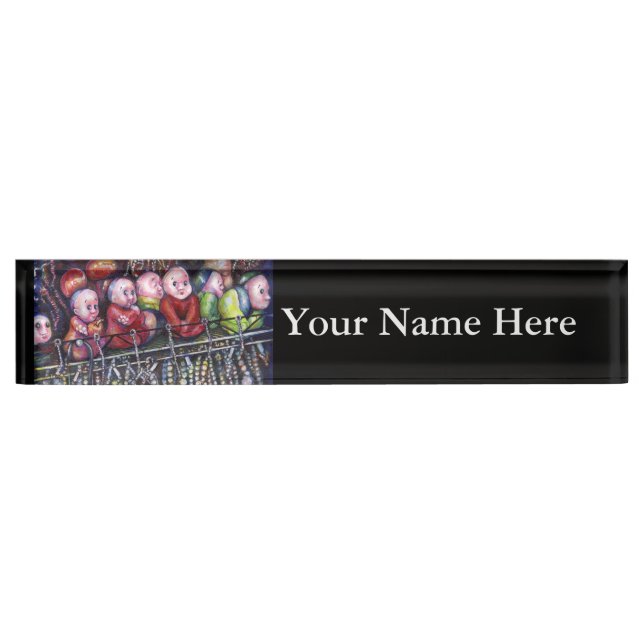 Epitomize Desk Name Plate (Front)