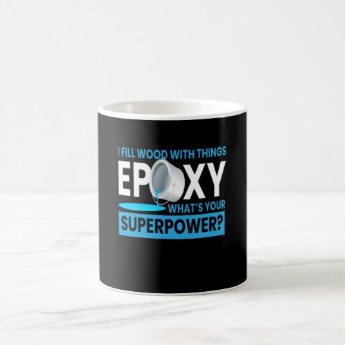 Epoxy Fill Wood With Things Resin Carpenter Wood Coffee Mug