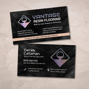 Epoxy Flooring and Resin Coating Business Card