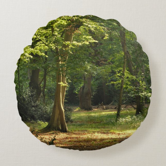 Epping Forest Round Pillow (Front)