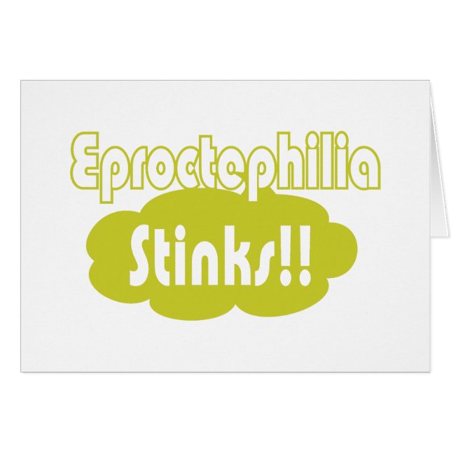 Eproctophilia Stinks!! Cards (Front Horizontal)