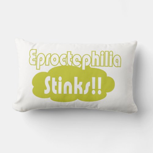 Eproctophilia Stinks Lumbar Pillow