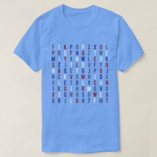 Epstein Didn't Kill Himself Wordsearch T-Shirt