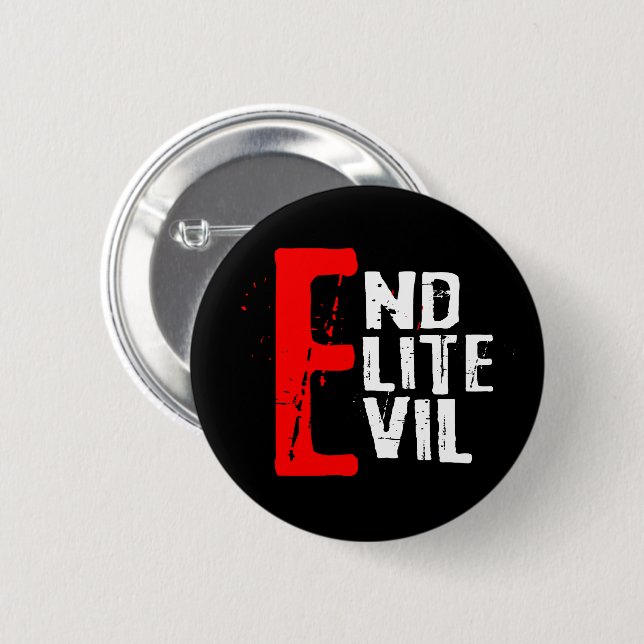 Epstein Files Justice Statement Cover Up Button (Front & Back)