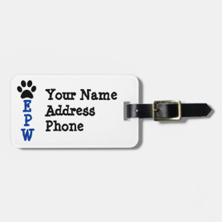 EPW luggage tag