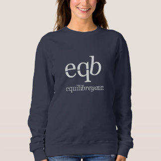 eqb navy/white sweatshirt