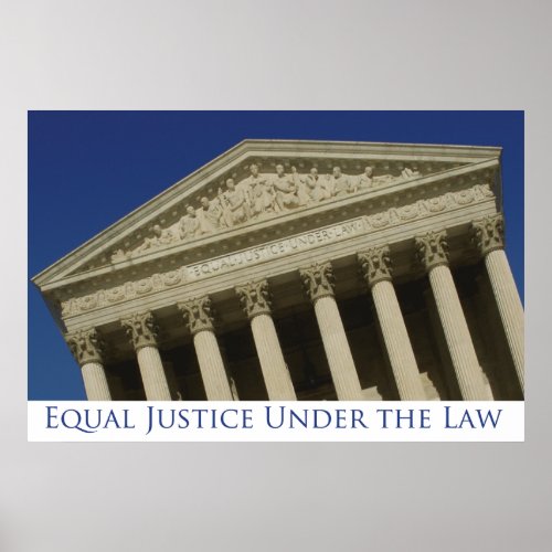 Equal Justice Under the Law Poster