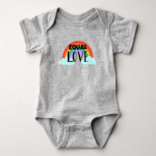 Equal Love Baby Bodysuit (Front)
