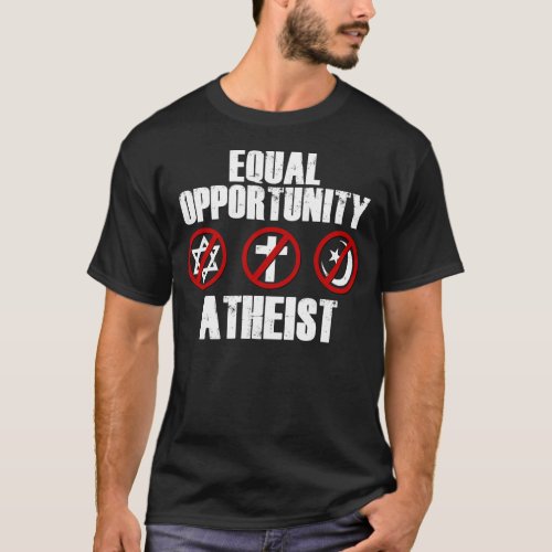 Equal Opportunity Atheist T_Shirt