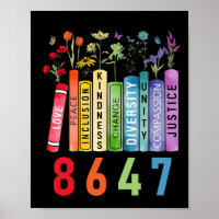 Equal Rights Book Flower Anti Trump Feminist Women