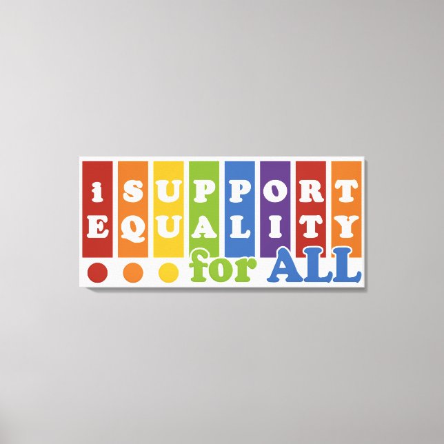 Equal Rights canvas print (Front)