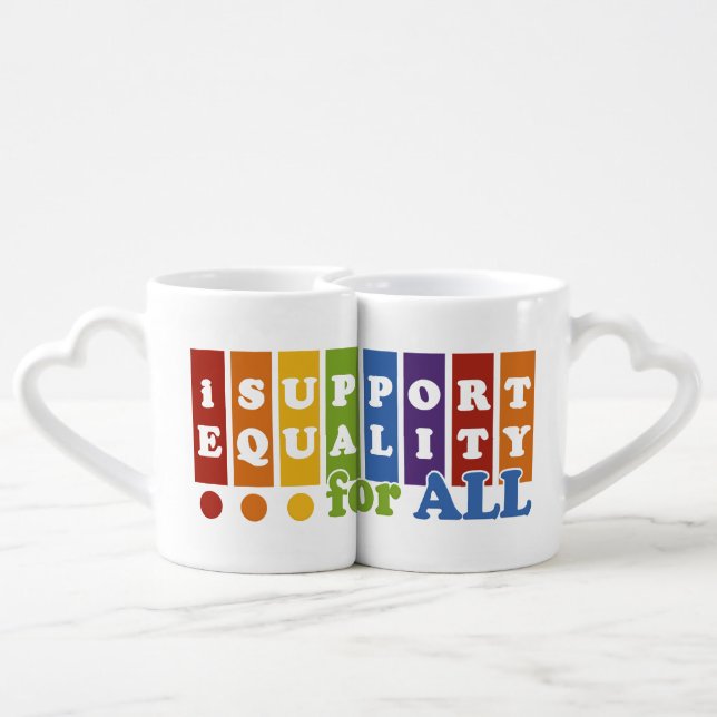 Equal Rights couple's mugs (Back Nesting)