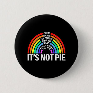 Equal Rights For Others Does Not Mean LGBT Pride Button