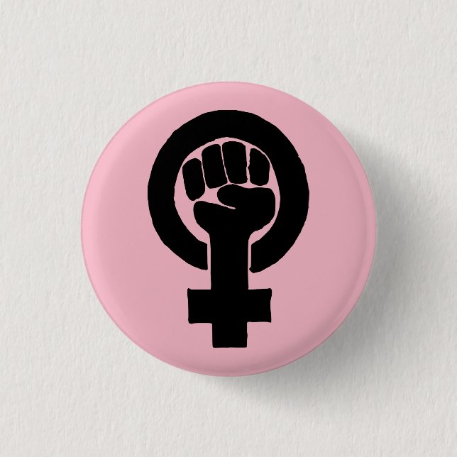 Equal Rights for Women Pinback Button (Front)