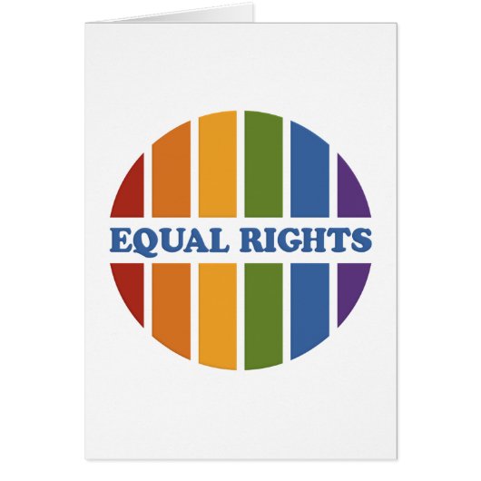 Equal Rights greeting card (Front)