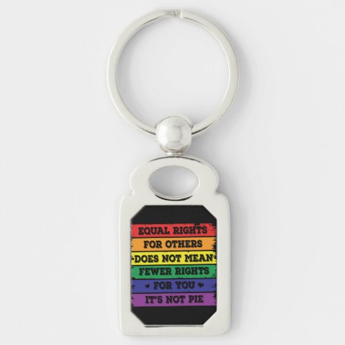 Equal Rights  LGBTQ Rights  Pride Parade  Ally Keychain