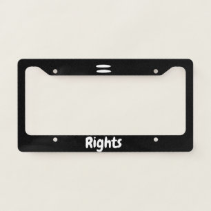 Equal Rights Logo License Plate Frame