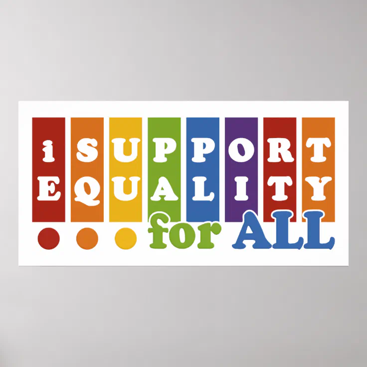 Equal Rights poster | Zazzle