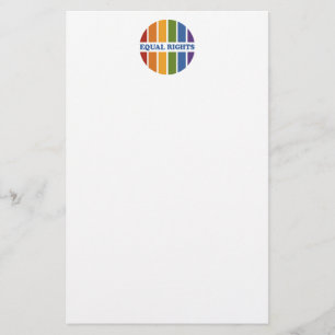 Equal Rights stationary Stationery