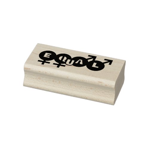 Equal Rights Symbol For LGBTQ Rubber Stamp
