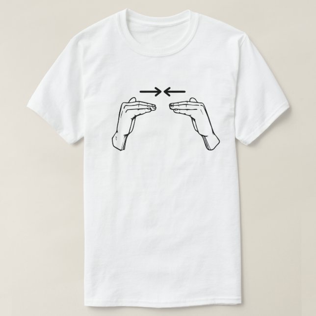 Equal Sign Language Human Equality T-Shirt (Design Front)