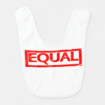 Equal Stamp Baby Bib