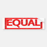 Equal Stamp Bumper Sticker