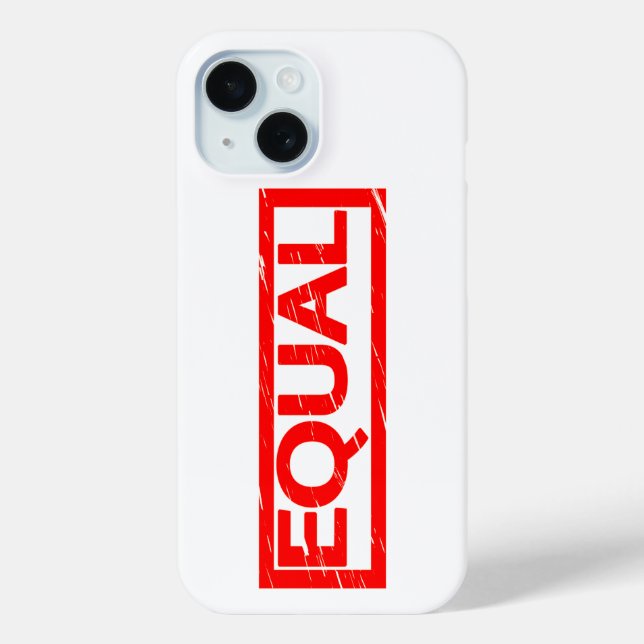 Equal Stamp Case-Mate iPhone Case (Back)
