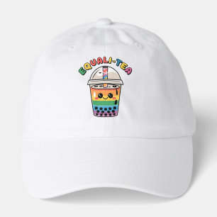 Equali-Tea Funny LGBTQ Bubble Tea Pride Month Hat