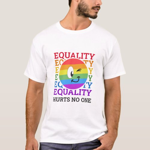 Equality and No Hates Tshirt 