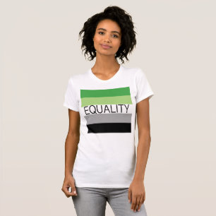 EQUALITY Aromantic Flag T-Shirt