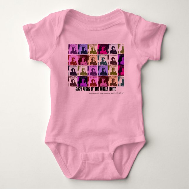 EQUALITY BABY IN PINK BODYSUIT (Front)