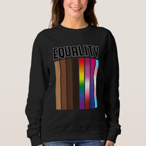 Equality Black History Month Africa Sweatshirt