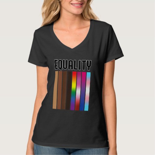 Equality Black History Month Africa T_Shirt