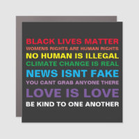 equality  black lives matter pride car magnet