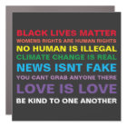 equality black lives matter pride car magnet