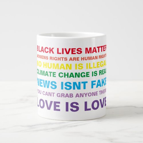 equality  black lives matter pride coffee mug