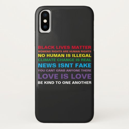 equality  black lives matter pride iphone x case