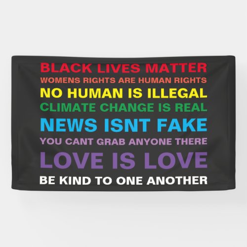 equality  black lives matter pride vinyl banner