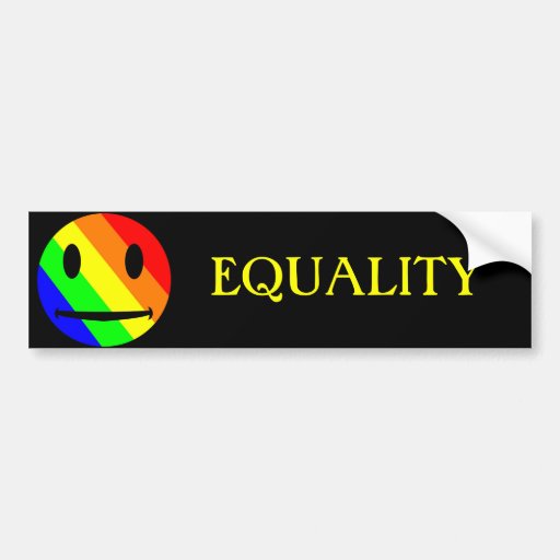 EQUALITY Bumper Sticker | Zazzle