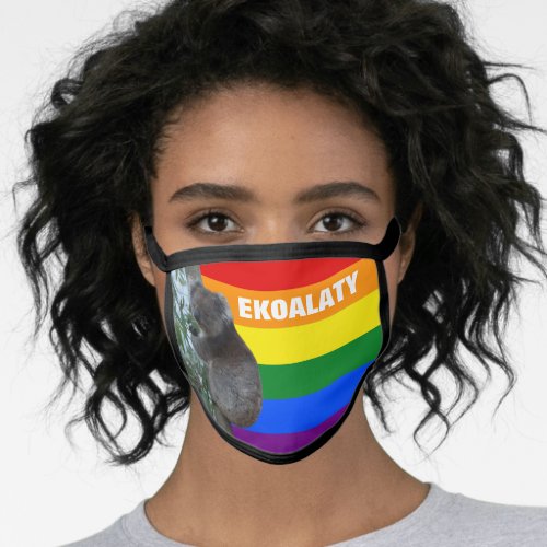 Equality Ekoalaty Koala Rainbow Flag Face Mask
