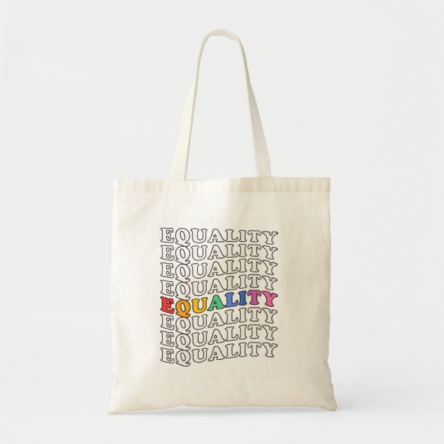 EQUALITY  Equal Rights, Lgbt Rights  Tote Bag (Front)
