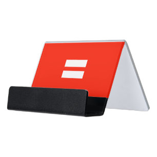 Equality Flag Desk Business Card Holder