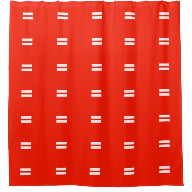 Equality Flag Shower Curtain (Front)