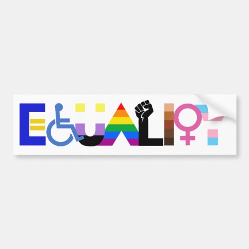 Equality for All Bumper Sticker