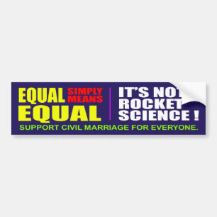 Equality for All Bumper Stickr Sticker